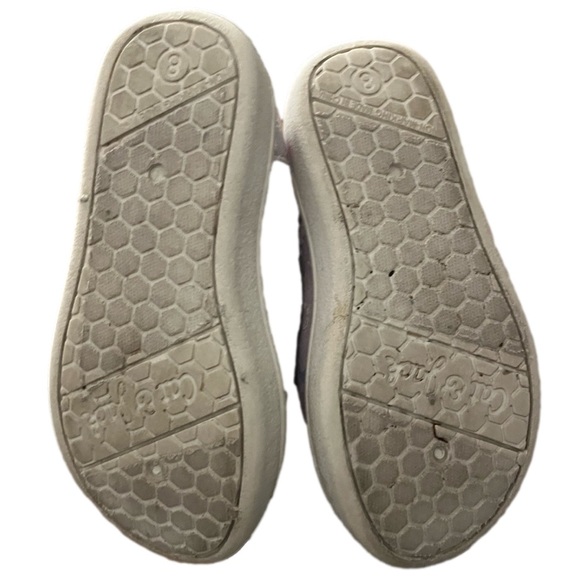 Little Girl Sz 8 Cat & Jack Sneakers Shoes Horses Unicorns Pink Purple Princess - Picture 2 of 3